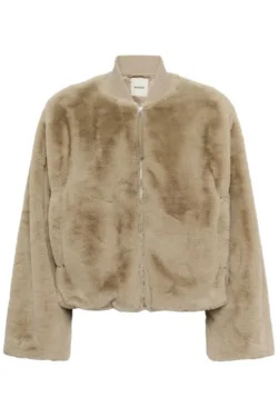 Soaked in Luxury Soaked bomber jacket feather gray