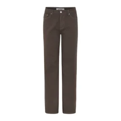 Soft Rebels Soft Rebels midwaist wide jeans bruin