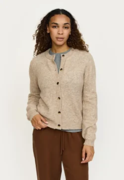 Soft Rebels Soft Rebels cardigan knit 0-neck beige
