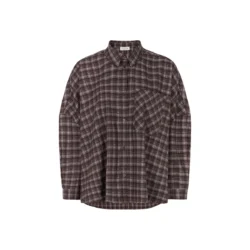 Tooday Tooday oversized shirt ruit blue/brown