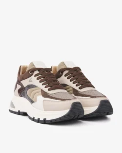 Via Vai Via Vai chunky sneakers bruin combi