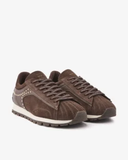 Via Vai Via Vai bruine sneakers suede