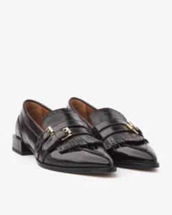 Via Vai Via Vai bruine loafers lak