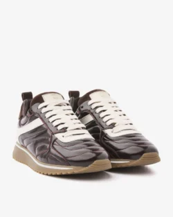 Via Vai Via Vai bruine sneakers lak