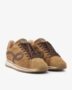 Via Vai Via van bruine suede sneakers