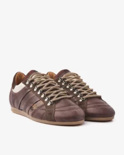 Via Vai Via Vai bruine sneakers leer