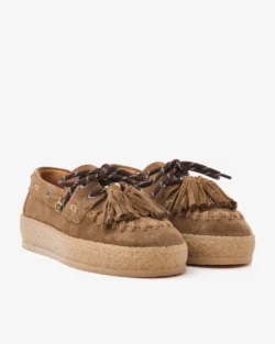 Via Vai Via Vai bruine suede dames loafers