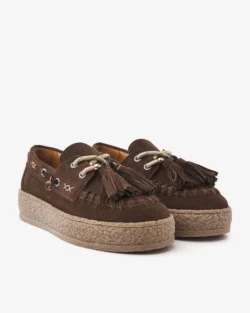 Via Vai Via Vai donkerbruin suede loafers