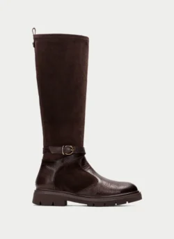 Hispanitas Hispanitas bruine laarzen suede/leer