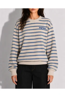 Imprevu Imprevu sweatshirt beige-blauw