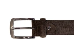 Rehab Rehab herenriem dkbruin suede
