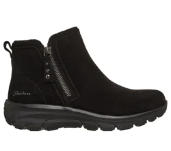 Skechers Skechers enkellaarzen zwart suede