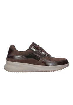 Waldlaufer Waldlaufer bruine sneakers met rits H