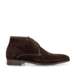 van Bommel van Bommel Raffa donkerbruin suede H
