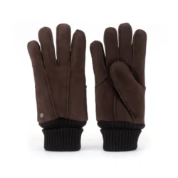 Warmbat Warmbat heren handschoenen dk.bruin