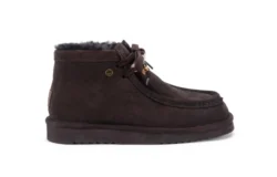 Warmbat Warmbat veterboots dk.bruin beads